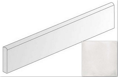 Плинтус VIVES Laverton Rodapie Nieve 9.4x60