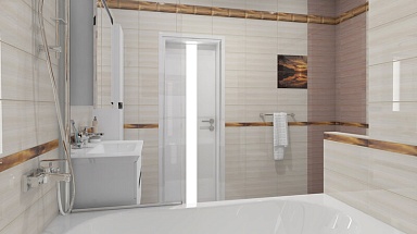 Laparet Monocolor Бордюр стеклянный Ral 4009 2х40