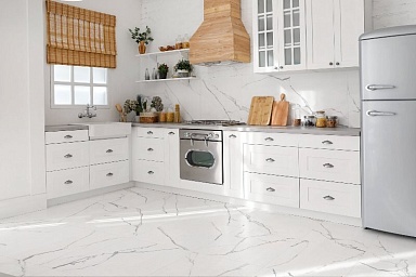 Керамогранит Global Tile GT60600203MR Marmo Белый 60x60
