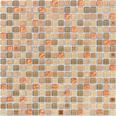 Мозаика Caramelle Mosaic Cozumel 15x15x4 (ПУ) 305x305