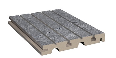 Керамогранит Kerastep Решетка перелива Marble 446 Ceniza R11 245х245х30