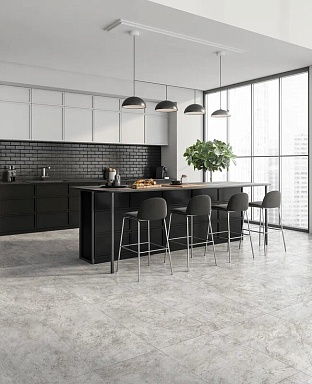 Керамогранит Idalgo Dolomiti Tacco dark / Доломити Такко темный структурный SR 60x60