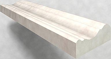 Бордюр Marmocer PJG-YXXT002-AEBS 02 Molding Diana White 120x8