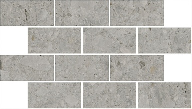 Kerama Marazzi DD606020/MM Декор Чеппо ди Гре мозаичный серый матовый обрезной 34,6x20x0,9