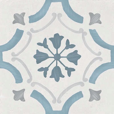 Керамогранит Harmony 3386036158 Sirocco Blue Ornate 9mm R10 22.3x22.3