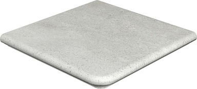 Gres de Aragon Ступень угловая Urban Esquina Blanco Anti-Slip 33*33