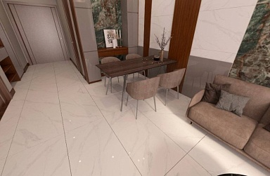 Керамогранит Absolut Gres AB3116G Carrara Bianco 120x60