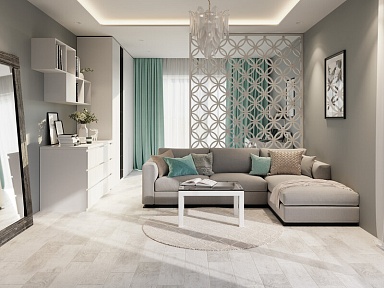 Керамогранит Cersanit А15934 Starwood белый рельеф 18,5x59,8