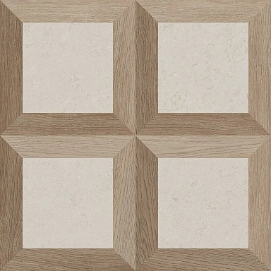 Керамогранит Versace PF60017066 V Stone Frame White Nat Rett 8.5mm 60x60