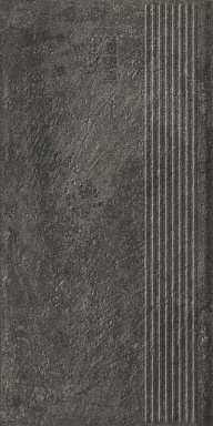 Ступень Paradyz Carrizo Basalt Stopnica Prosta Struktura Mat 30x60