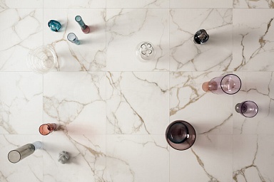 Керамогранит Lea Ceramiche LGXDLX Delight Calacatta Oro Lux RT 9.5mm 60x120