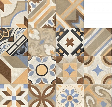 Декор Rondine Group J87772 Swing Beige Multicolor Mix 20.3x20.3