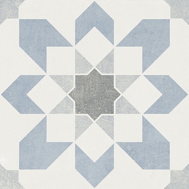 Керамогранит Harmony 39600 Doha Blue Flower SP/22,3 22,3x22,3
