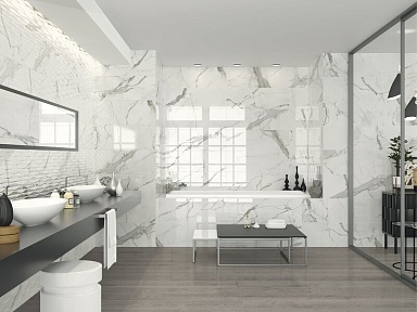 Плитка Cifre Rlv Statuario brillo 30х90