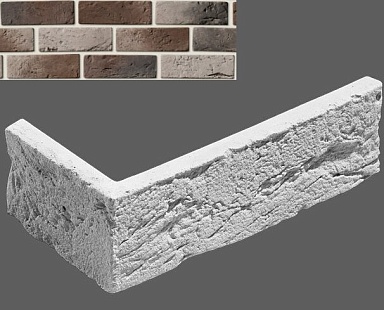 Искусственный камень Leonardo Stone Угловой элемент Лион 464 19/9x6,5x1,3