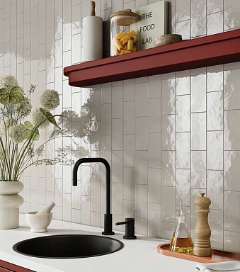 Плитка La Fabbrica Ceramiche 206007 Grooves Grey Glossy 7,5x15