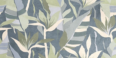 Плитка Global Tile GT244VG Dominica Синий тропики 30x60