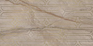 Kerama Marazzi KMD3STA071BR Декор Ифран бежевый светлый глянцевый обрезной 60x119,5x0,9