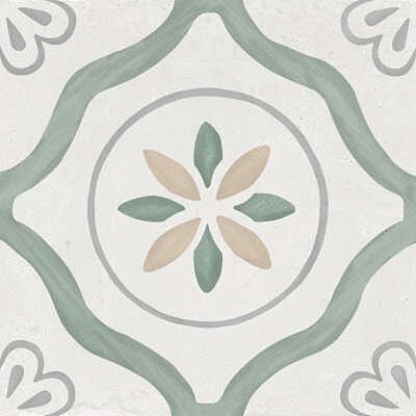 Керамогранит Harmony 3386036157 Sirocco Green Petals 9mm R10 22.3x22.3