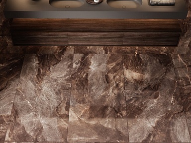 Керамогранит Onlygres MOGXL6001 Marble Black полированный 80x160x9