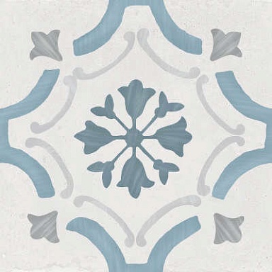 Керамогранит Harmony 3386036158 Sirocco Blue Ornate 9mm R10 22.3x22.3