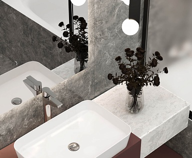 Керамогранит Laparet Orlando Gris серый Полированный 60x120