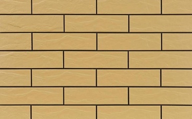 Клинкерная плитка CERRAD 9676 Elewacja rustiko piaskowa 24,5х6,5х0,65