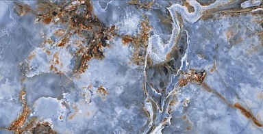Керамогранит Bluezone Agyaro Blue High Glossy 60х120