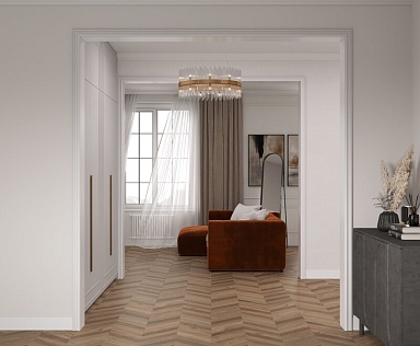 Керамогранит Laparet Wood Lux Walnut Chevron M коричневый матовый карвинг 60х120