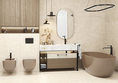 Керамогранит Alma Ceramica GFA114ADM40CR Amsterdam сатинированный 570x1140x8,5