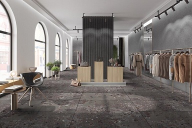 Керамогранит Ocean-Ceramic Flaco Nero Sugar 60x120