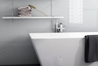 Плитка Equipe 23357 Black Left Matt 5,2x18,6