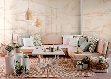Керамогранит Global Tile GT120606602PR Oriento Бежевый 60x120