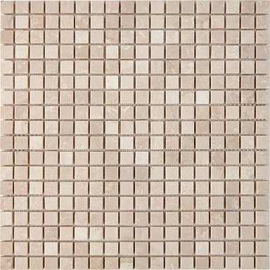 Мозаика Pixmosaic PIX234 Cream marfil из мрамора матовая 15x15 305х305x4