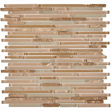 Pixmosaic PIX736 Мозаика из мрамора и стекла 8x48/98/148 300х300x8