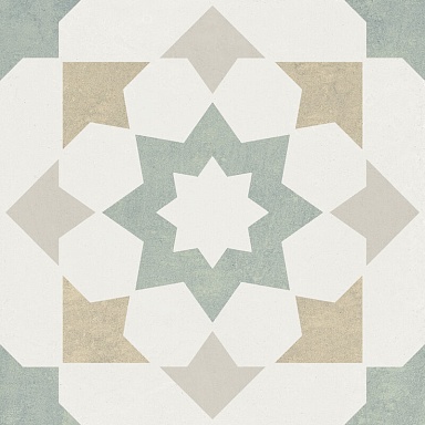 Керамогранит Harmony 39596 Doha Green Star SP/22,3 22,3x22,3