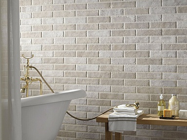 Керамогранит Rondine Group J85888 TRIBECA WHITE BRICK 6*25