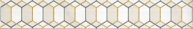 PiezaROSA 265701 Bianco бордюр 6x40