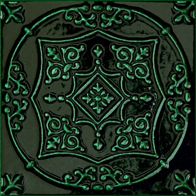 Декор Tubadzin D-Tinta green 14.8x14.8