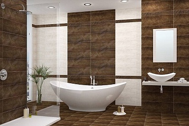Eletto Ceramica 586042001 Декор Chiron Marron Stella 25,1х70,9