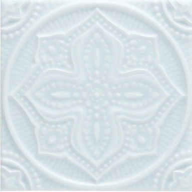 Декор Adex ADST4096 RELIEVE MANDALA PLANET ICE BLUE 14,8x14,8