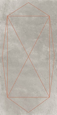 Декор Cedit 763520 Araldica Cemento Blasone Rosa Mat R 6mm 120x240