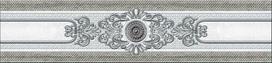 Eurotile 351 Бордюр Eclipse Grey Центр 7x30