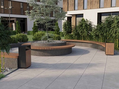 Керамогранит Onlygres COG101 Cement White Противоскользящий 60x60