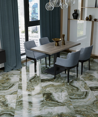 Керамогранит PrimaVera GR114 Hypnose Aqua high glossy 60x60