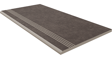 Estima Ступень CA05 Cave Anthracite неполированный с насечками 30x60
