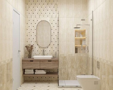 Плитка Eurotile 9 DN 0058 TG Daino Dark 27x40