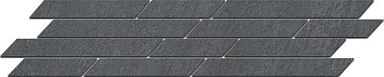 Kerama Marazzi SG144/005 Гренель серый темный мозаичный бордюр 46.5*9.8