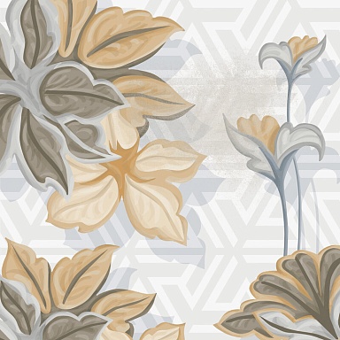 Декор VIVES Flore Gris 20x20 (микс)