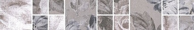 Бордюр Kerama Marazzi SG186/002 Александрия серый мозаичный 30х4.8